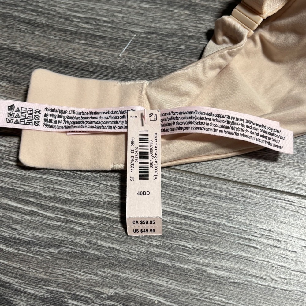 Victorias Secret Body by Victoria Perfect Coverage Bra 40DD Beige Nude 11237443 - Picture 5 of 8